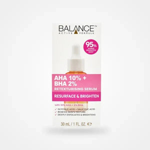 Balance Active Formula AHA 10% + BHA 2% Resurfacing Serum 30ml