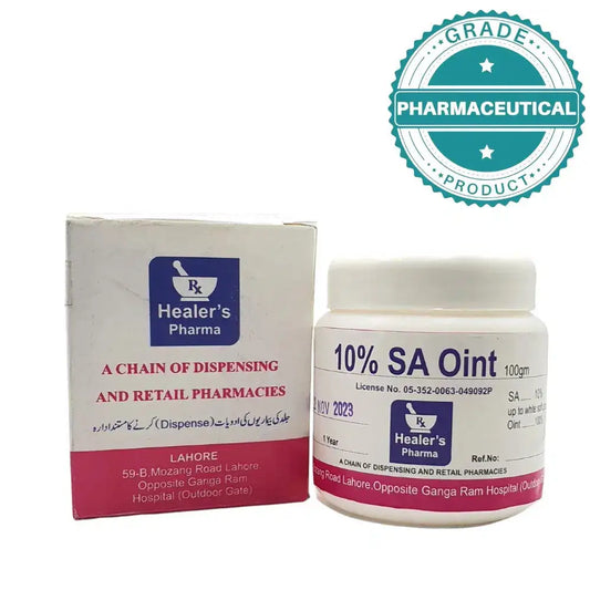 Healers Pharma 10% Salicylic Acid Ointment 100g