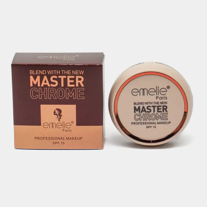Emelie Master Chrome Compact Powder – Smooth Finish