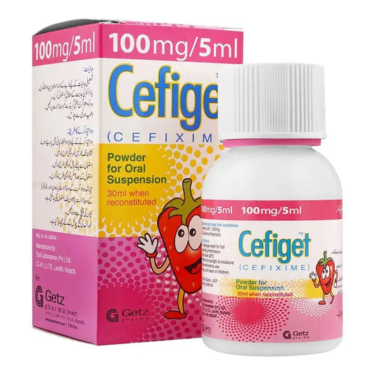 Cefiget Syrup 100mg/5ml 30ml ��� Treatment for Urinary Tract Infections