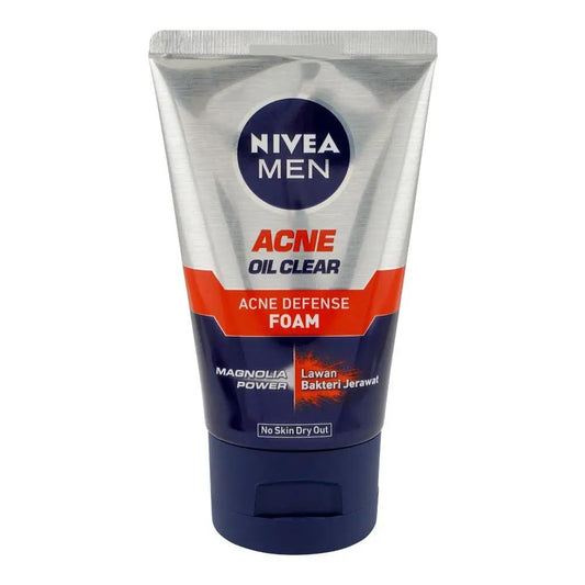 Nivea Men Acne Control Brightening Facial Foam 100ml – For Oily & Acne-Prone Skin