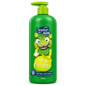 Suave Kids 3-in-1 Silly Apple Shampoo, Conditioner & Body Wash 700ml