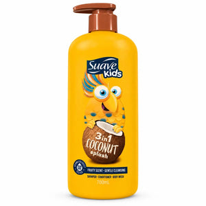 Suave Kids 3-in-1 Coconut Splash Shampoo, Conditioner & Body Wash 700ml