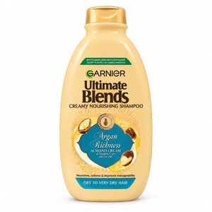 Garnier Ultimate Blends Argan Richness Almond Cream Creamy Nourishing Shampoo 400ml