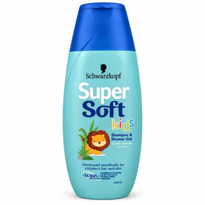 Schwarzkopf Super Soft Kids Shampoo & Shower Gel (Blue)
