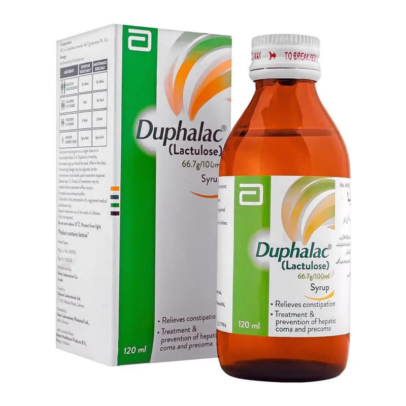 Duphalac Syrup 120ml — Lactulose for Constipation Relief