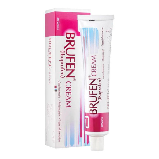 Brufen Cream 30G – Ibuprofen Pain & Inflammation Relief Topical – Available in Pakistan