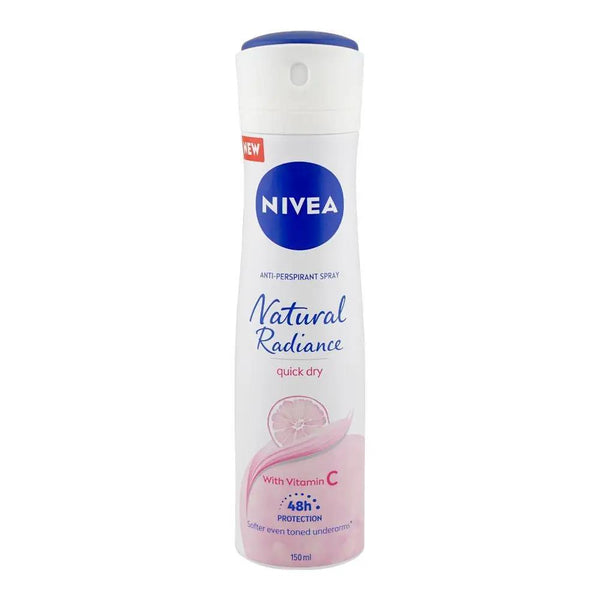 Nivea 48H Natural Fairness Anti-Perspirant Deodorant Spray, For Women, 150ml