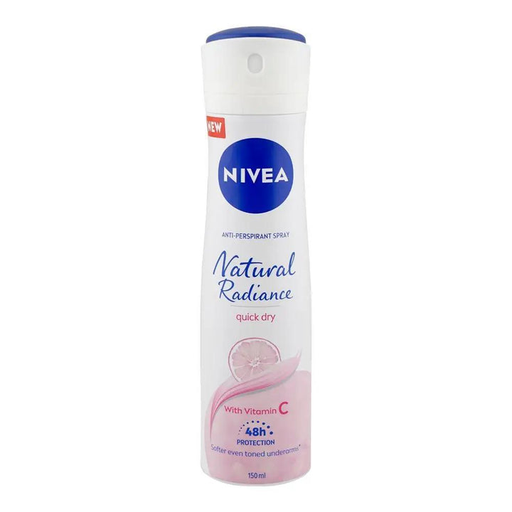 Nivea 48H Natural Fairness Anti-Perspirant Deodorant Spray, For Women, 150ml