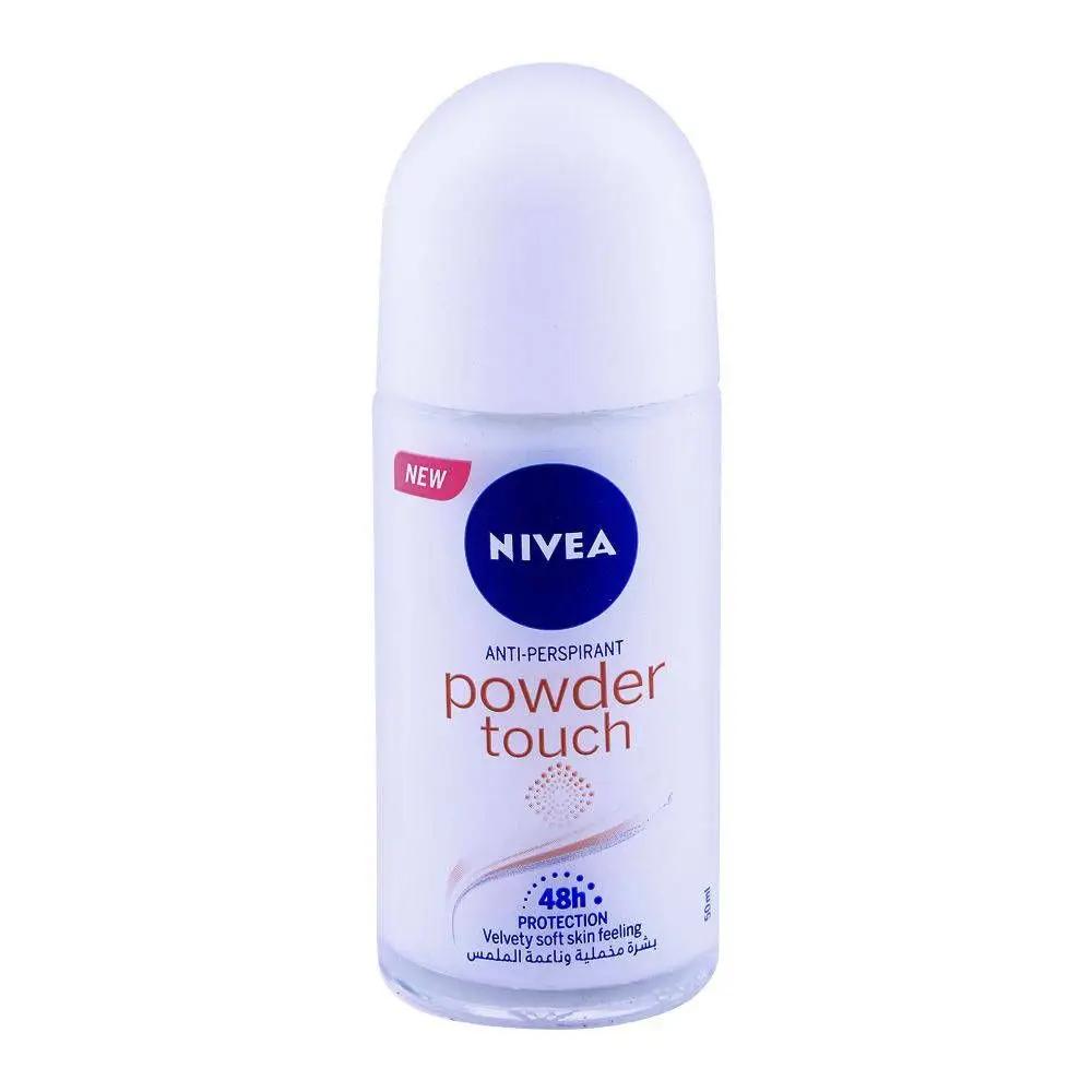 Nivea 48H Powder Touch Roll On 50ml – Long-Lasting Freshness & Sweat Protection