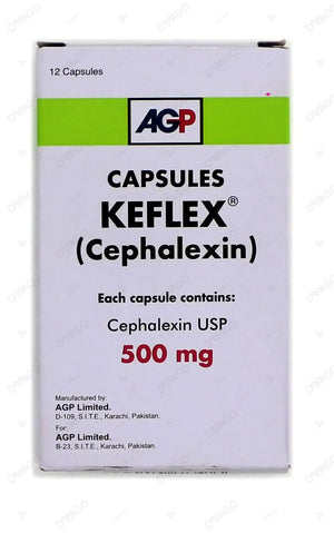 Keflex Capsules 500mg – Cephalexin for Bacterial Infections