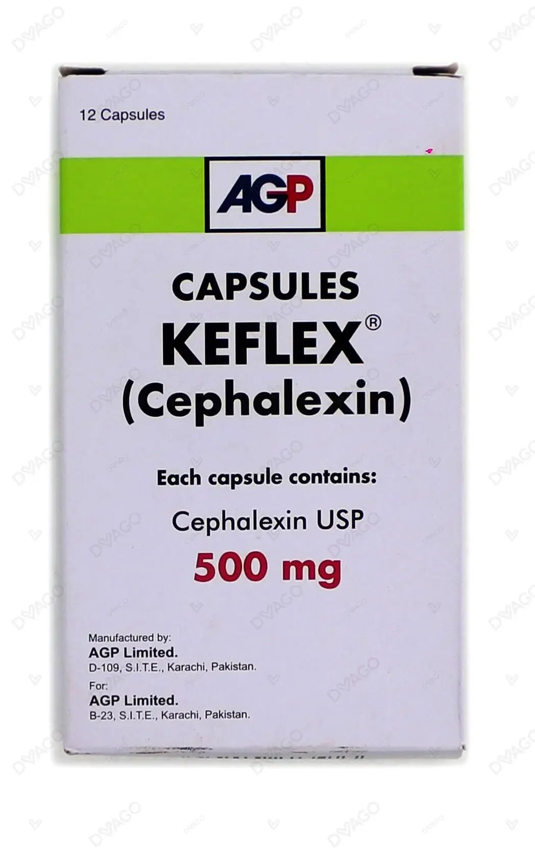 Keflex Capsules 500mg – Cephalexin for Bacterial Infections