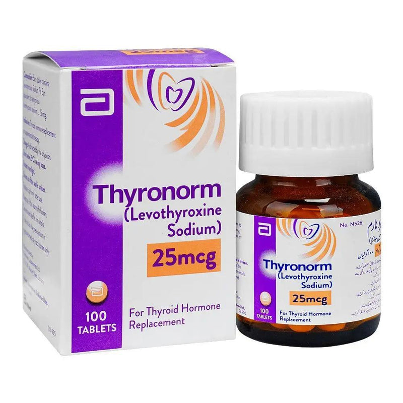 Thyronorm 25mcg Tablets — Levothyroxine for Hypothyroidism