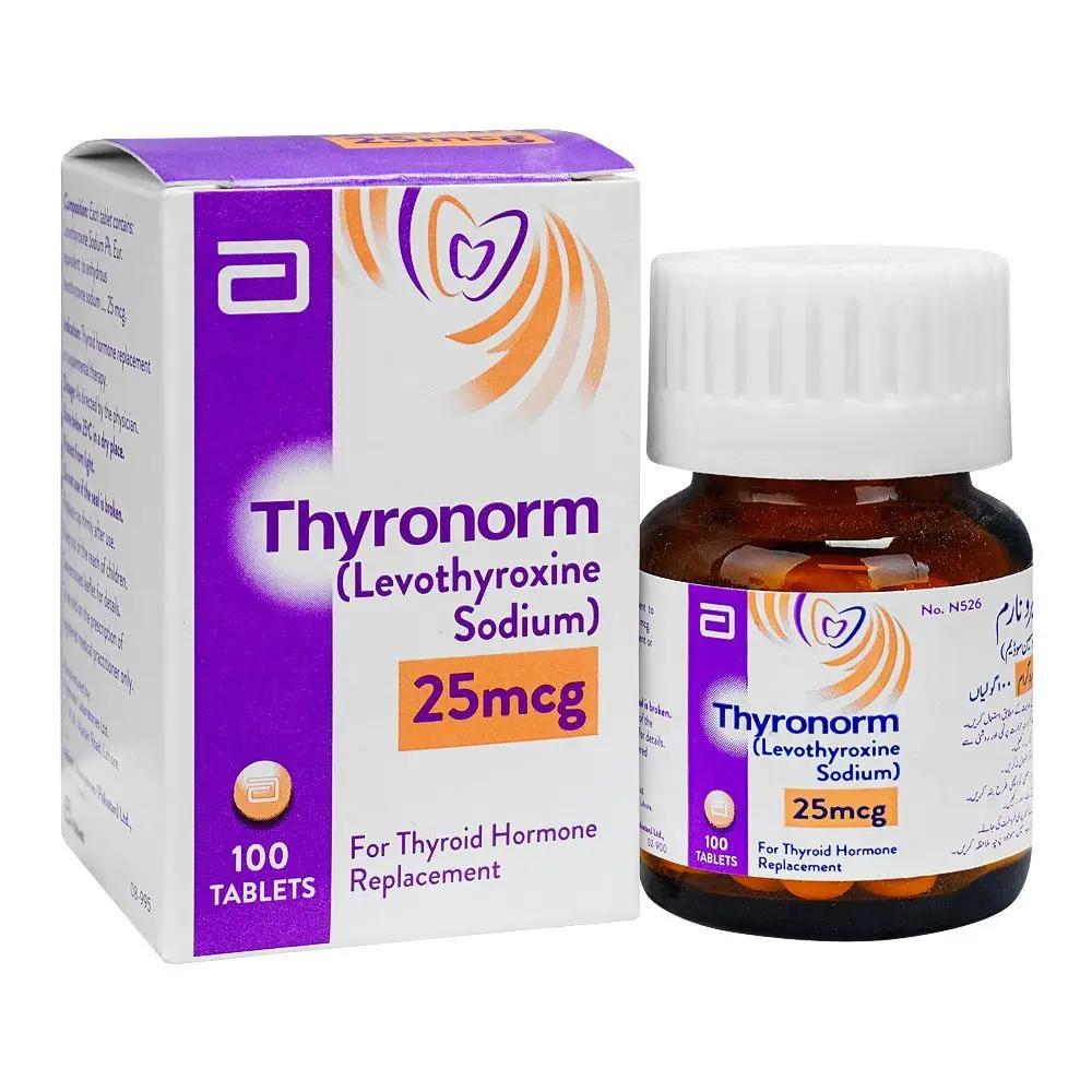 Thyronorm 25mcg Tablets — Levothyroxine Sodium for Hypothyroidism | Abbott