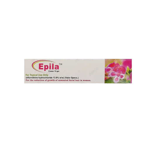 Epila Cream 15gm – Unwanted Facial Hair Reduction Cream – Available in Pakistan