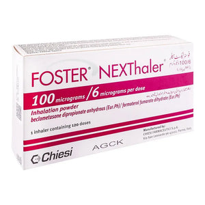 Foster Nexthaler 100/6mcg Beclomethasone Formoterol