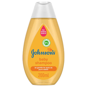 Johnson's Baby Shampoo 200ml – Gentle Tear-Free Formula for Baby Hair