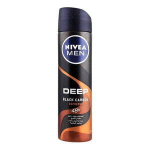 Nivea Men 48h Deep Black Carbon Espresso Spray 150ml