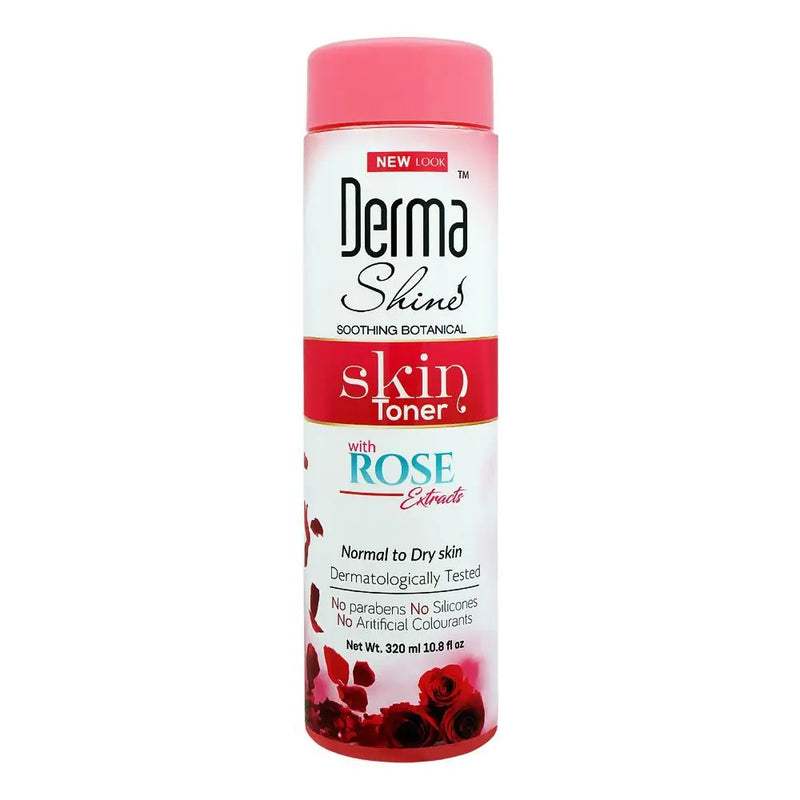 Derma Shine Toner with Rose Extracts 320ml – Hydrating & Refreshing