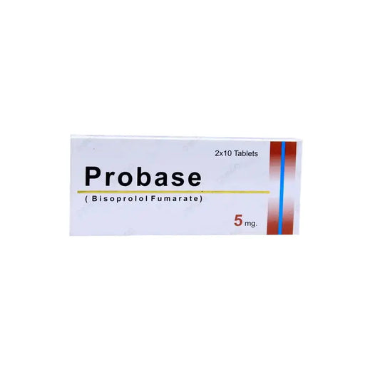 Probase 5 mg Tablets – Bisoprolol Fumarate Beta-Blocker for Hypertension and Angina Treatment