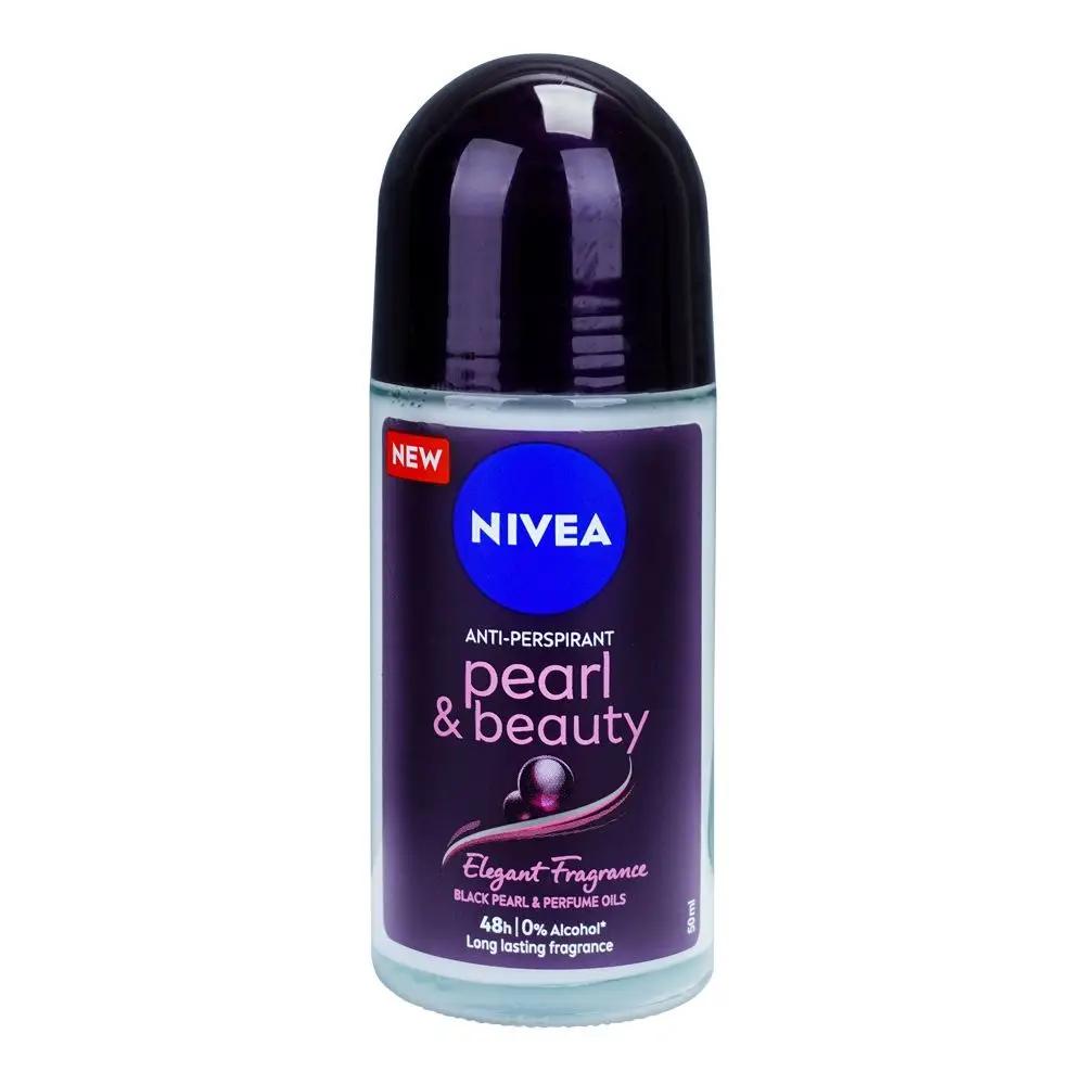 Nivea 48h Pearl Beauty Antiperspirant Roll-On 50ml – Available in Pakistan