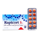 Rapicort Tablets 5mg – Prednisolone for Pain & Inflammation Relief photo 1