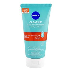 Nivea Clear Up Salicylic Acid Sea Salt Niacinamide Deep Pore Cleanser 150ml