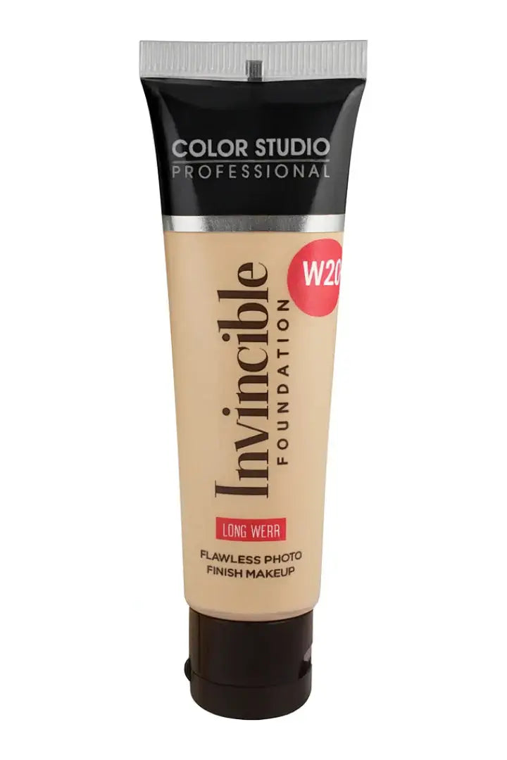 Color Studio Invincible Foundation W20 Medium Beige — Matte