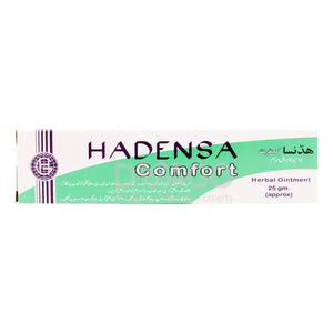 Hadensa Comfort Ointment 25g – For Hemorrhoids, Pain, Cracked Skin & More – Available in Pakistan