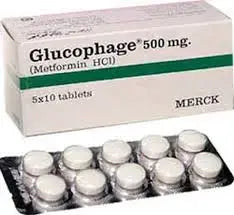 GLUCOPHAGE 500MG Tab 50's (Metformin)