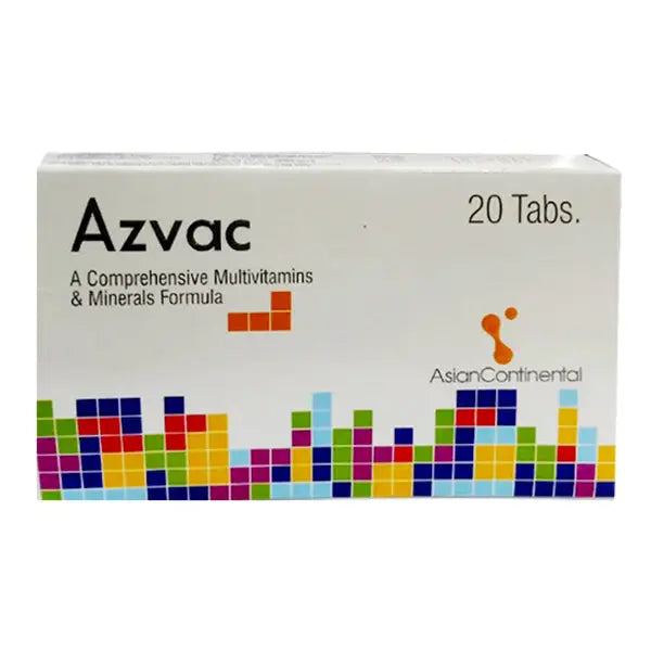 Azvac Vitamin B Complex Tablets 20s