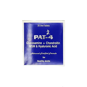 Pat-4 Tablets – Glucosamine, Chondroitin & Hyaluronic Acid for Joint Health