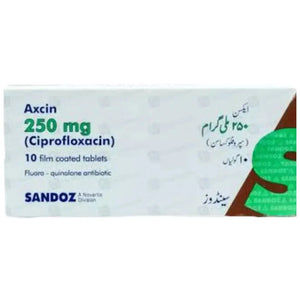 Axcin 250mg Tablets (Sandoz) - Buy Online at derma.pk