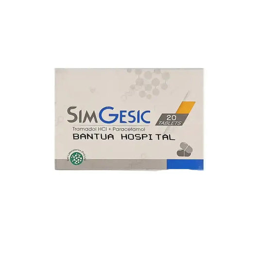Simgesic 37.5mg/325mg Tablets – Tramadol + Paracetamol for Pain Relief – Available in Pakistan