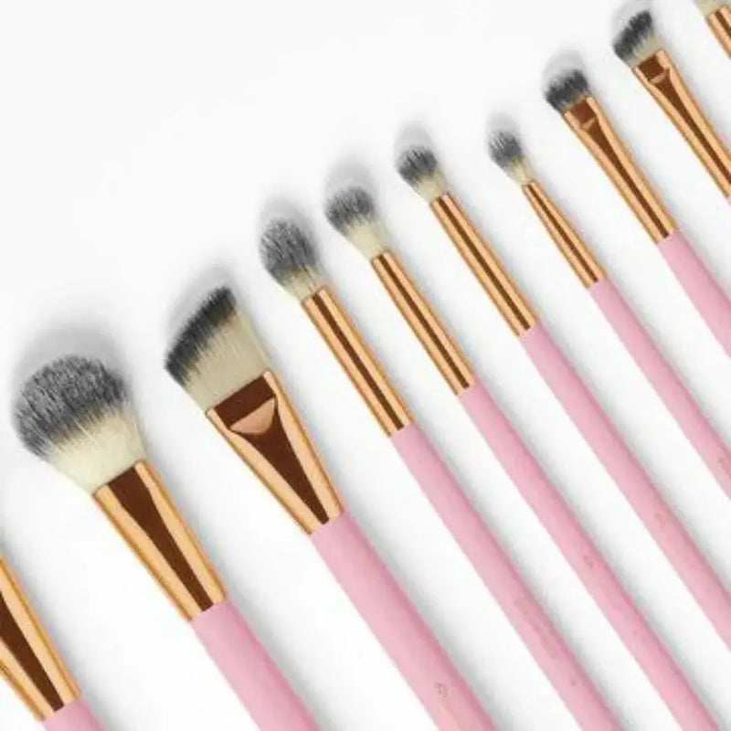 BH Cosmetics Pink Elegance 10-Piece Brush Set