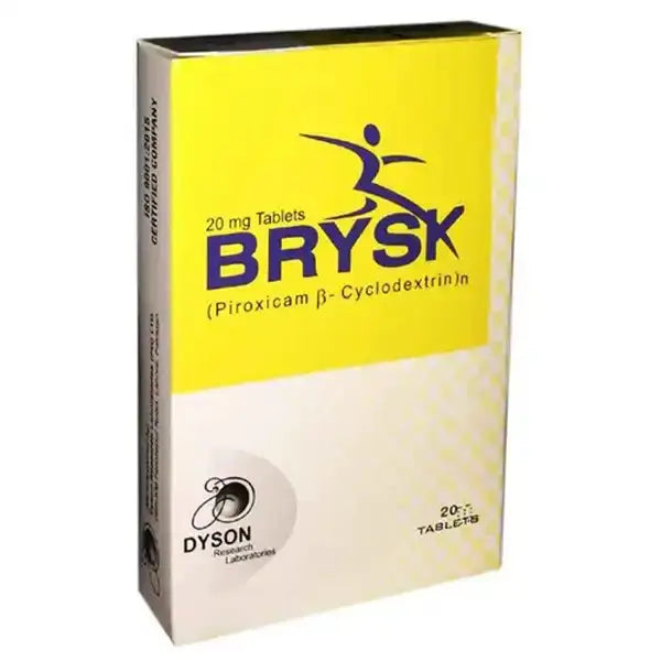Brysk 20 mg Tablets – Pain and Inflammation Relief