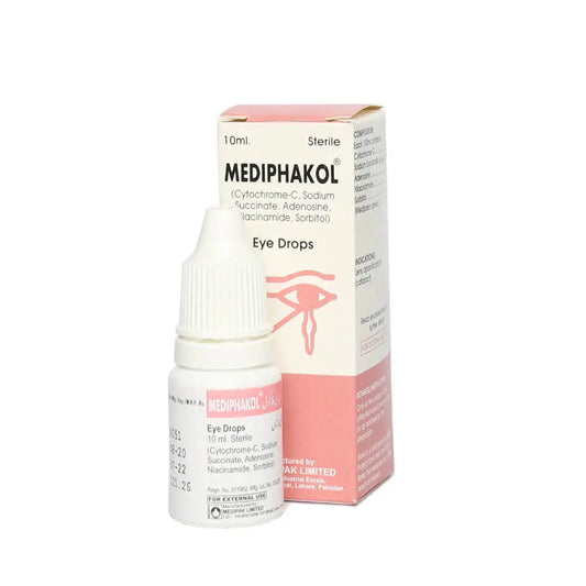Mediphakol Eye Drop 10ml — Cytochrome C & Niacinamide Ophthalmic Solution – Available in Pakistan