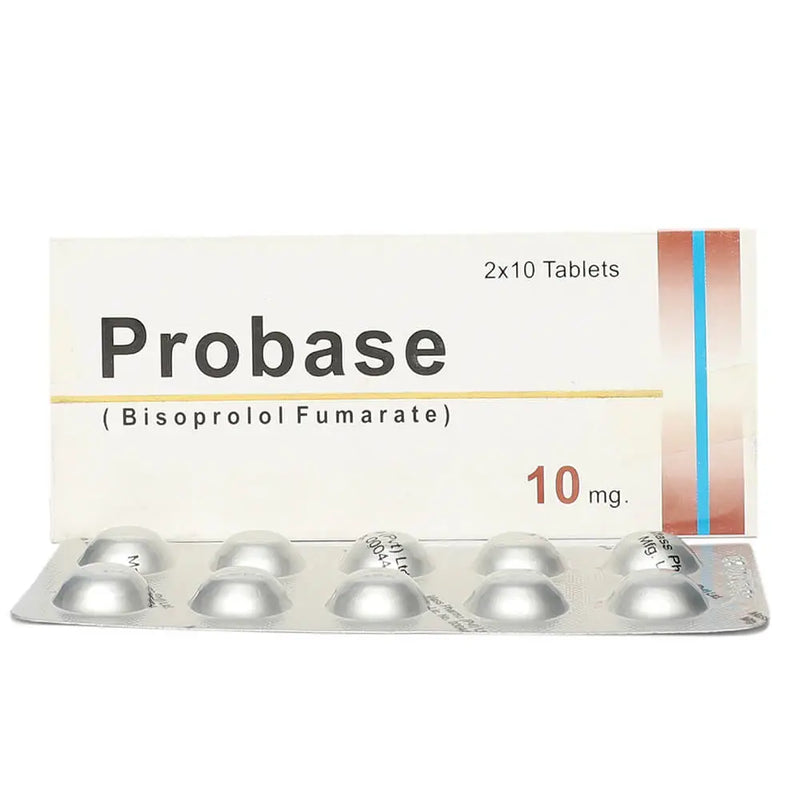 Probase 10 mg Tablets – Bisoprolol Fumarate Beta-Blocker for Hypertension