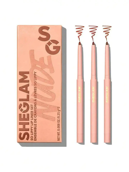 Sheglam So Lippy Lip Liner Set-Au Naturel 3 Pcs – front of packaging