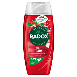 Radox Feel Ready Shower Gel 225ml with Pomegranate & Apple