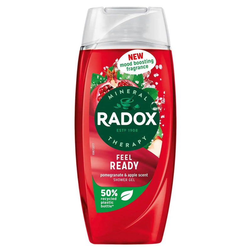 Radox Feel Ready Shower Gel 225ml with Pomegranate & Apple