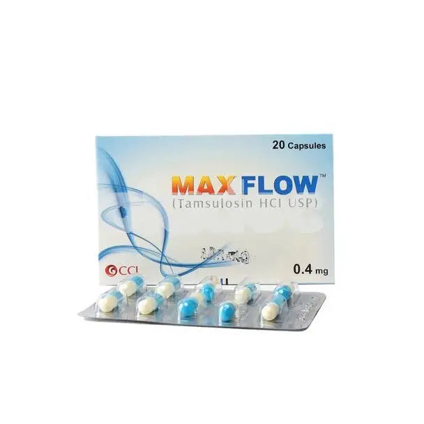 Maxflow 0.4mg Capsules – Tamsulosin for BPH & Urinary Health