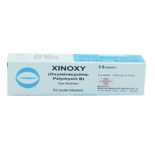 Xinoxy Eye Ointment 3gm – Ofloxacin for Bacterial Conjunctivitis & Corneal Ulcers