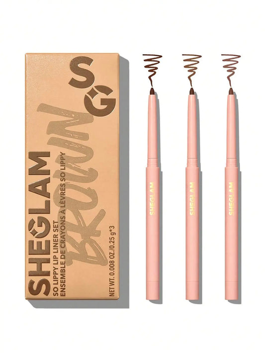 Sheglam So Lippy Lip Liner Set-Espresso Kisses – front of packaging