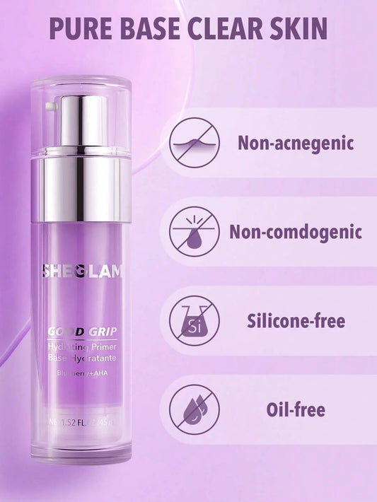 Sheglam Good Grip Hydrating Primer-Blueberry+AHA 45ml – front of packaging