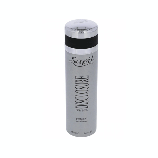 Sapil Body Spray Disclosure Men 200 ml – Long-Lasting Masculine Fragrance