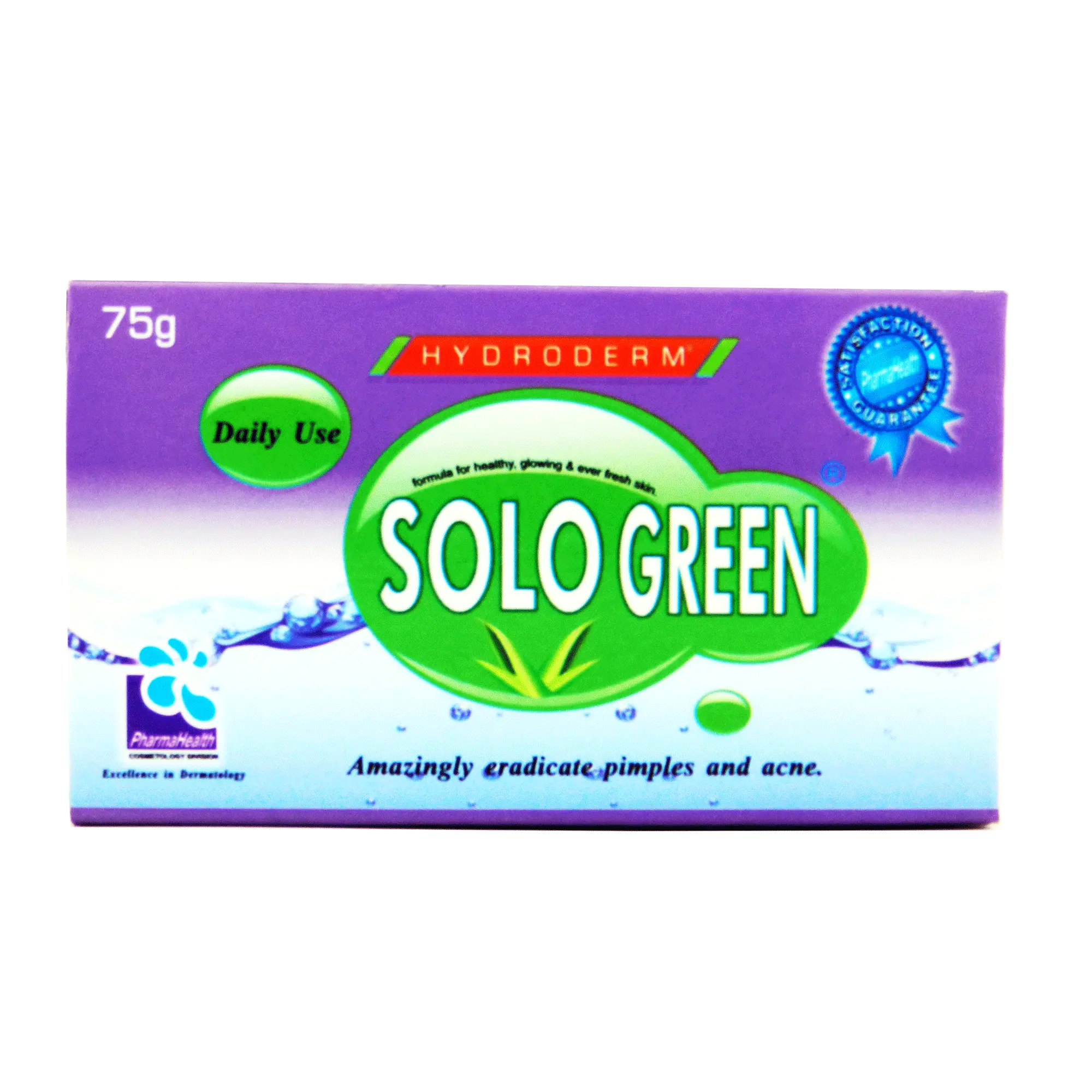 Solo Green Bar 75gm – Antibacterial & Refreshing Cleansing Bar for Oily Skin
