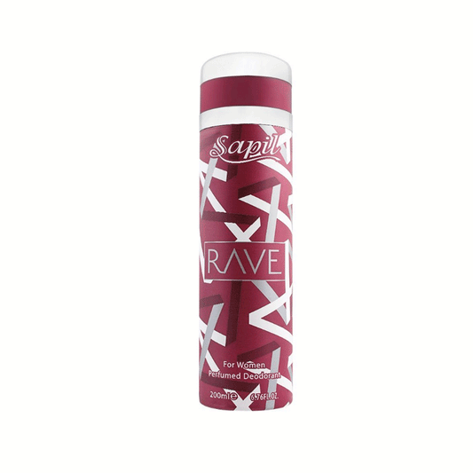 Sapil Body Spray Rave for Women 200 ml – Feminine Long-Lasting Deodorant & Fragrance Spray