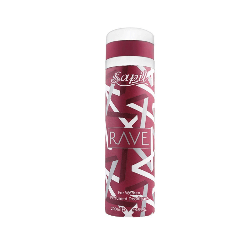 Sapil Body Spray Rave for Women 200 ml – Feminine Long-Lasting Deodorant & Fragrance Spray