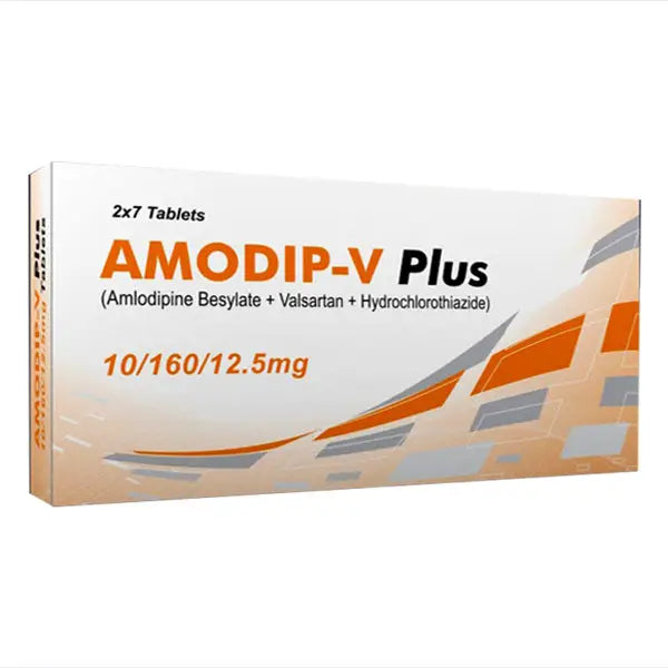 Amodip-V Plus 10/160/12.5 mg Tablets
